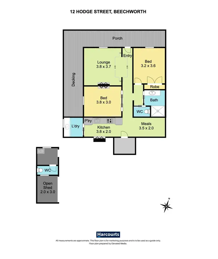 Floorplan of Homely house listing, 12 Hodge Street, Beechworth VIC 3747