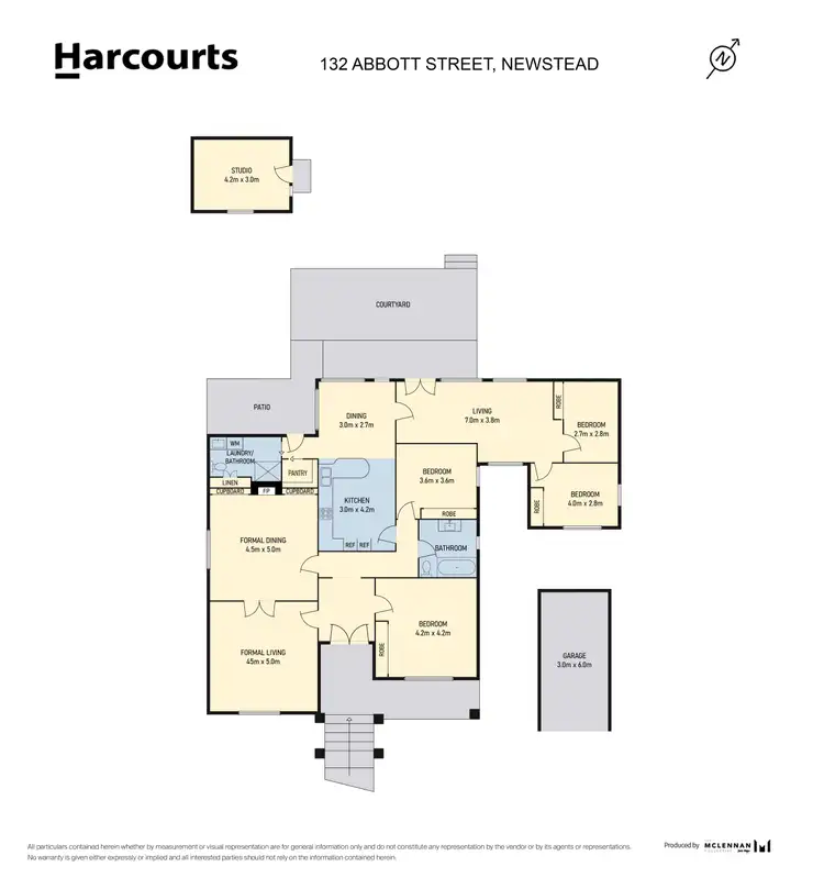 Floorplan of Homely house listing, 132 Abbott Street, Newstead TAS 7250