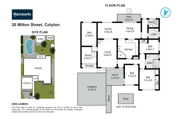 Floorplan of Homely house listing, 20 Milton Street, Colyton NSW 2760
