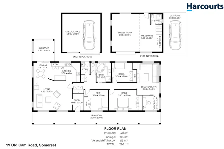 Floorplan of Homely house listing, 19 Old Cam Road, Somerset TAS 7322