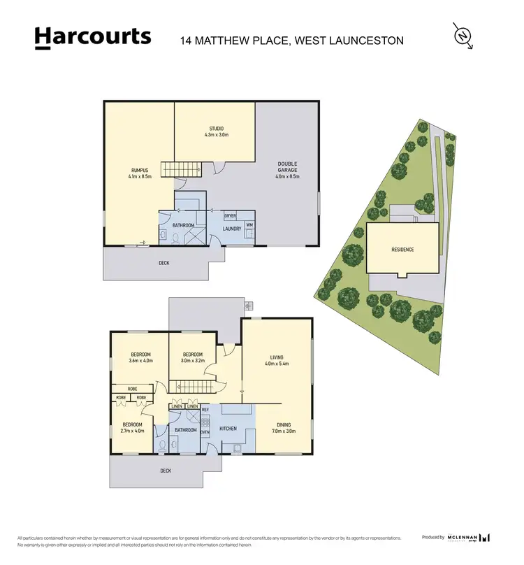 Floorplan of Homely house listing, 14 Matthew Place, West Launceston TAS 7250