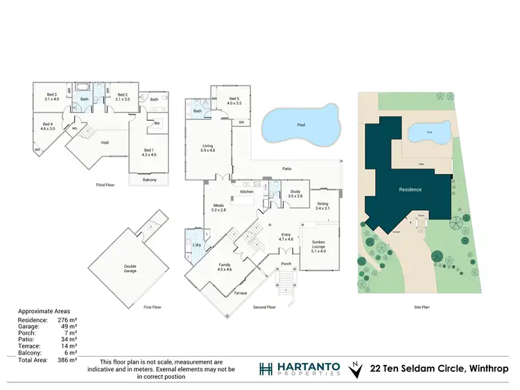 Floorplan of Homely house listing, 22 Ten Seldam Circle, Winthrop WA 6150