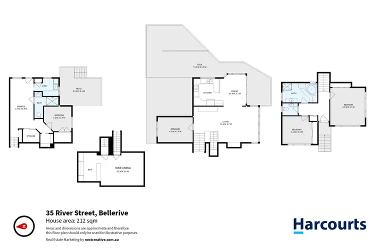 Floorplan of Homely house listing, 35 River Street, Bellerive TAS 7018