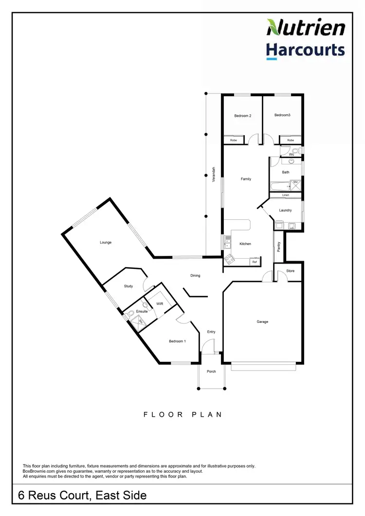 Floorplan of Homely house listing, 6 Reus Court, East Side NT 870