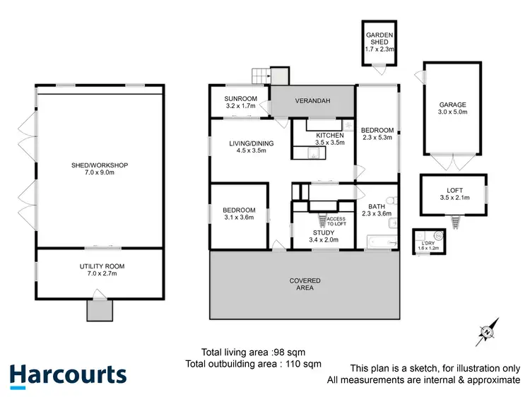 Floorplan of Homely house listing, 9 Palmers Road, Castle Forbes Bay TAS 7116