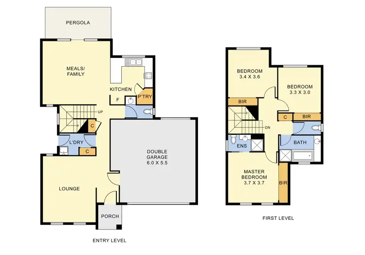 Floorplan of Homely townhouse listing, 12/2 Dixon Court, Boronia VIC 3155