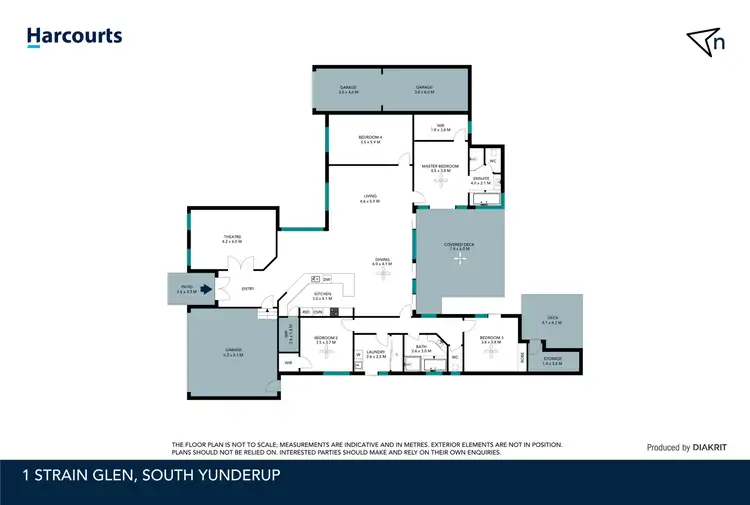 Floorplan of Homely house listing, 1 Strain Glen, South Yunderup WA 6208