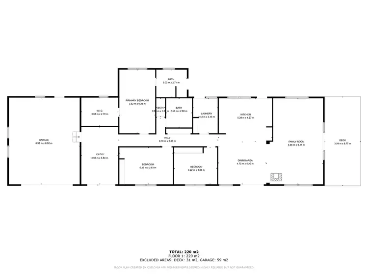 Floorplan of Homely house listing, 618 Seabrook Road, Mount Hicks TAS 7325