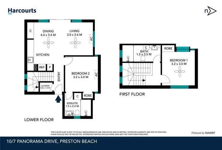 Floorplan of Homely house listing, 10/7 Panorama Drive, Preston Beach WA 6215