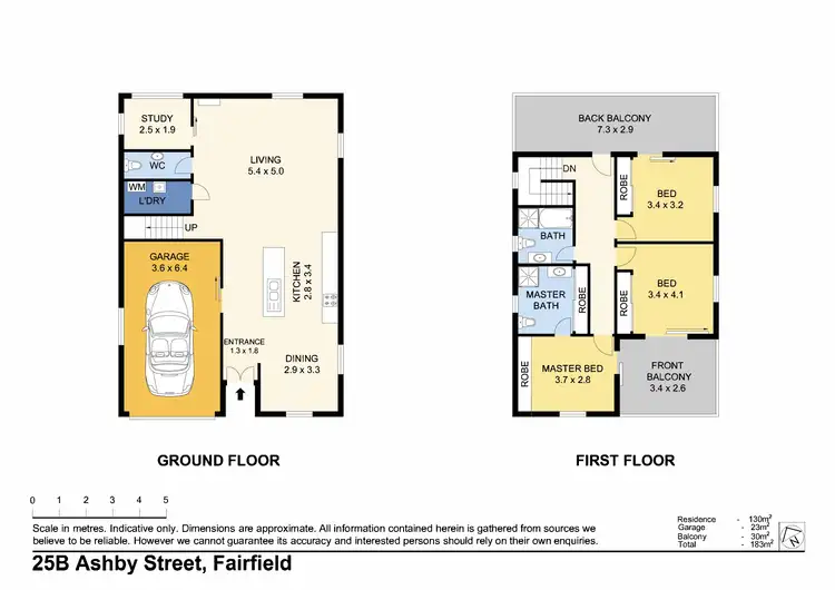 Floorplan of Homely unit listing, 25B Ashby Street, Fairfield QLD 4103