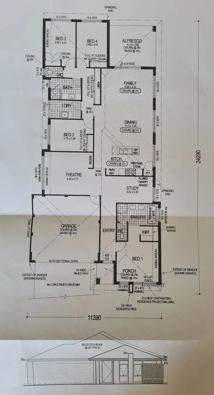 Floorplan of Homely house listing, 13 Malleefowl Way, Alkimos WA 6038