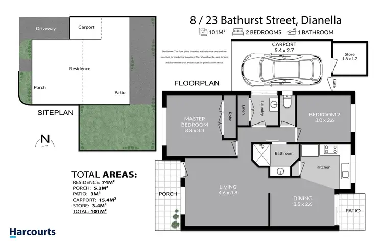 Floorplan of Homely villa listing, 8/23 Bathurst Street, Dianella WA 6059