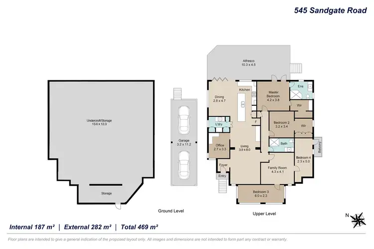 Floorplan of Homely house listing, 545 Sandgate Road, Clayfield QLD 4011