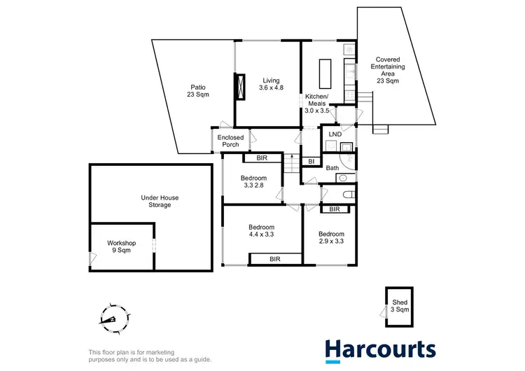 Floorplan of Homely house listing, 24 Magnolia Road, Risdon Vale TAS 7016