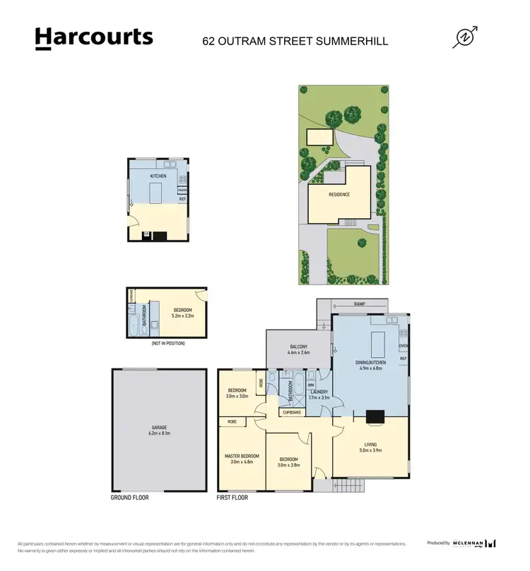 Floorplan of Homely house listing, 62 Outram Street, Summerhill TAS 7250