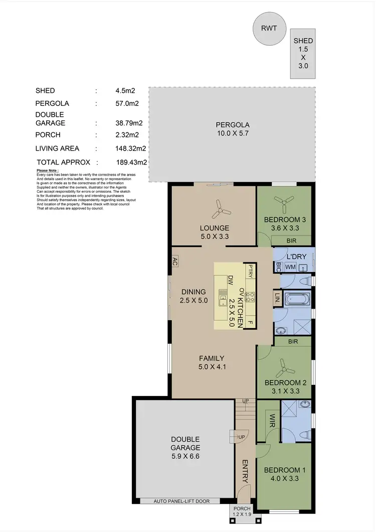Floorplan of Homely house listing, 60 Megan Circuit, Nairne SA 5252