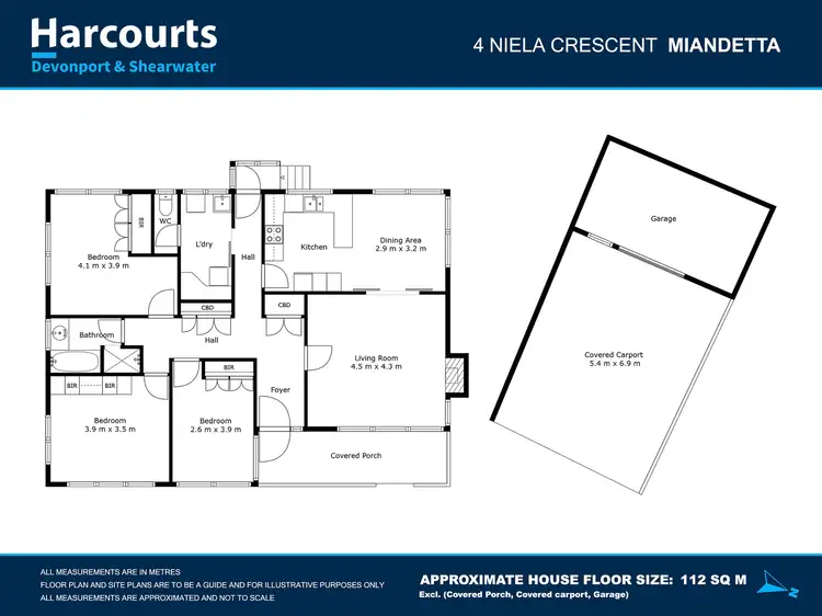 Floorplan of Homely house listing, 4 Niela Crescent, Miandetta TAS 7310