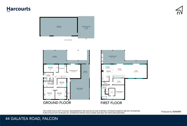 Floorplan of Homely house listing, 44 Galatea Road, Falcon WA 6210