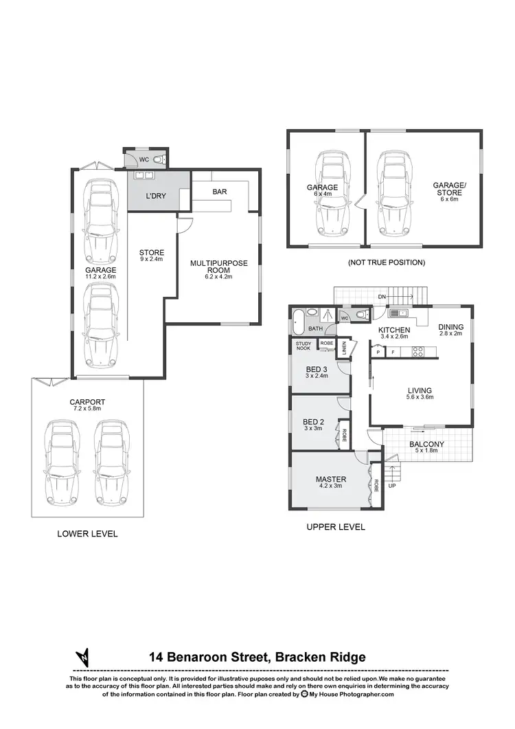 Floorplan of Homely house listing, 14 Benaroon Street, Bracken Ridge QLD 4017