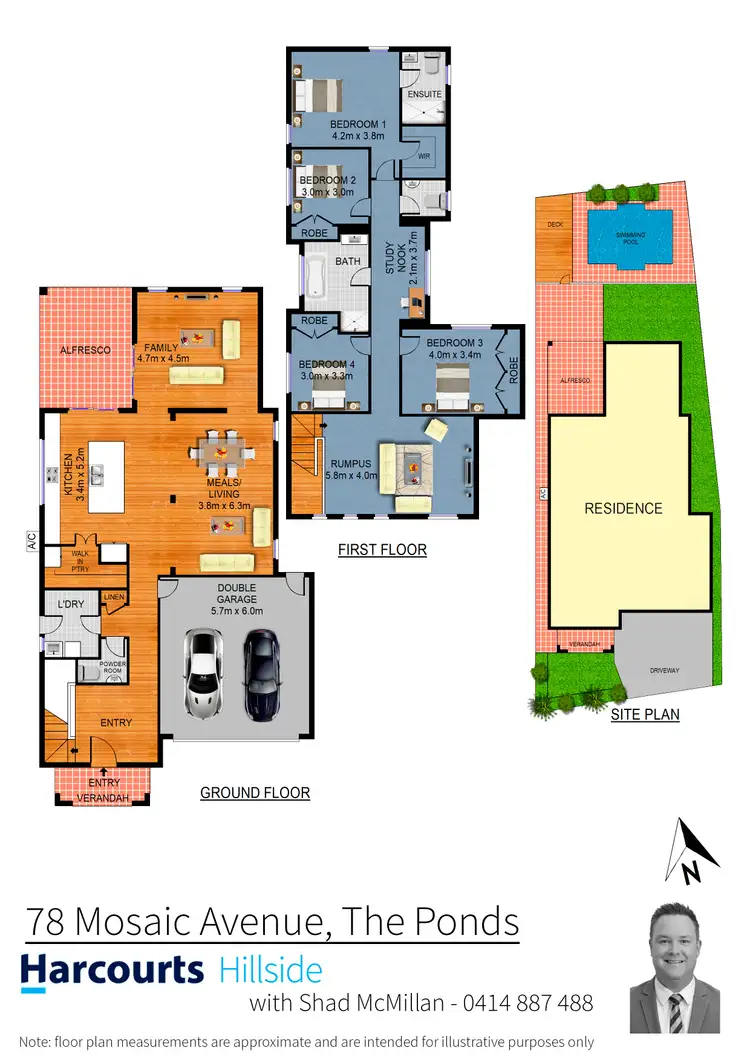 Floorplan of Homely house listing, 78 Mosaic Avenue, The Ponds NSW 2769