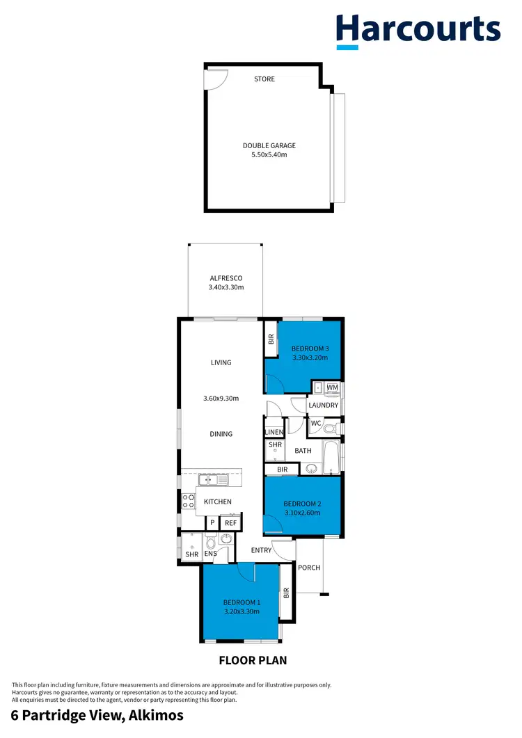 Floorplan of Homely house listing, 6 Partridge View, Alkimos WA 6038