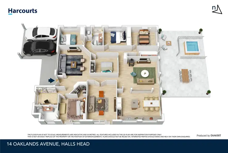 Floorplan of Homely house listing, 14 Oaklands Avenue, Halls Head WA 6210