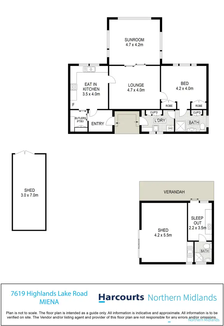 Floorplan of Homely house listing, 7619 Highland Lakes Road, Miena TAS 7030