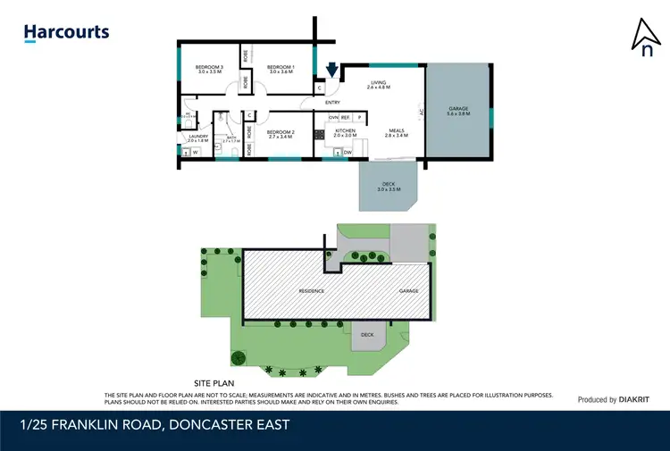 Floorplan of Homely unit listing, 1/25 Franklin Road, Doncaster East VIC 3109