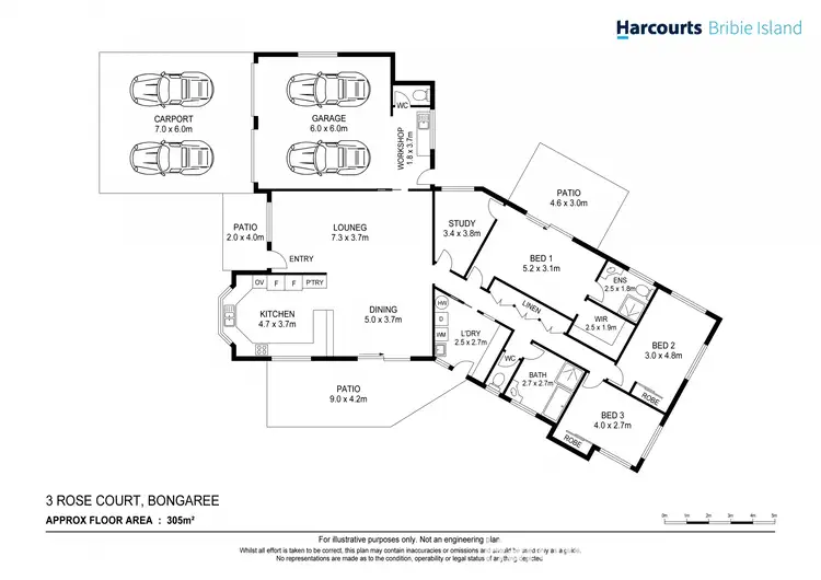 Floorplan of Homely house listing, 3 Rose Court, Bongaree QLD 4507