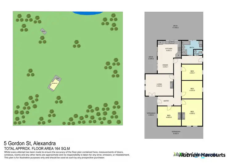 Floorplan of Homely rural property listing, 5 Gordon Street, Alexandra VIC 3714
