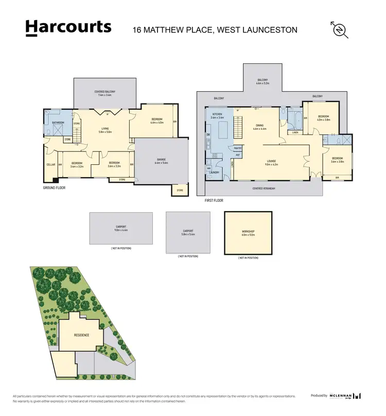 Floorplan of Homely house listing, 16 Matthew Place, West Launceston TAS 7250