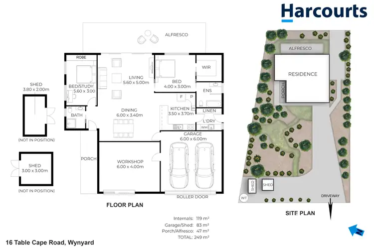 Floorplan of Homely house listing, 16 Table Cape Road, Wynyard TAS 7325