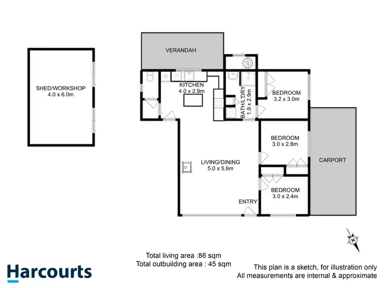 Floorplan of Homely house listing, 17 Vincent Avenue, Verona Sands TAS 7112