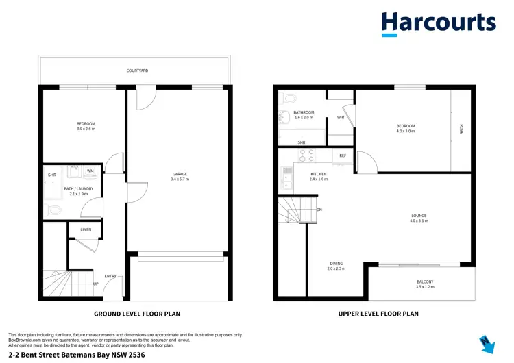 Floorplan of Homely apartment listing, 2/2 Bent Street, Batemans Bay NSW 2536