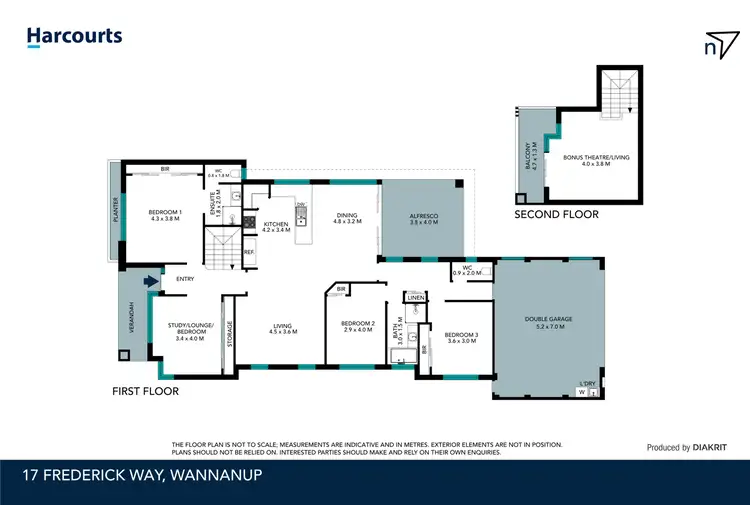 Floorplan of Homely house listing, 17 Frederick Way, Wannanup WA 6210