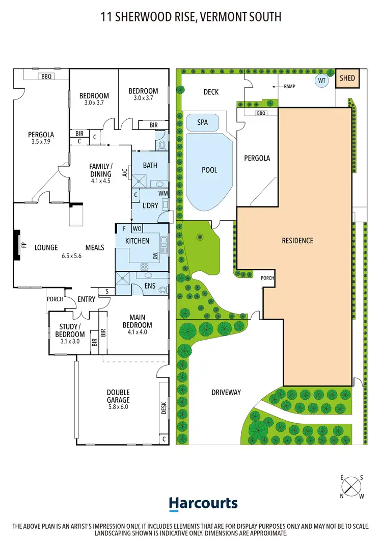 Floorplan of Homely house listing, 11 Sherwood Rise, Vermont South VIC 3133