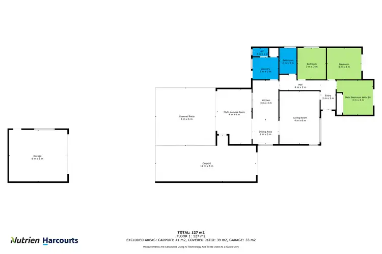 Floorplan of Homely house listing, 8 Dougherty Street, Yarram VIC 3971