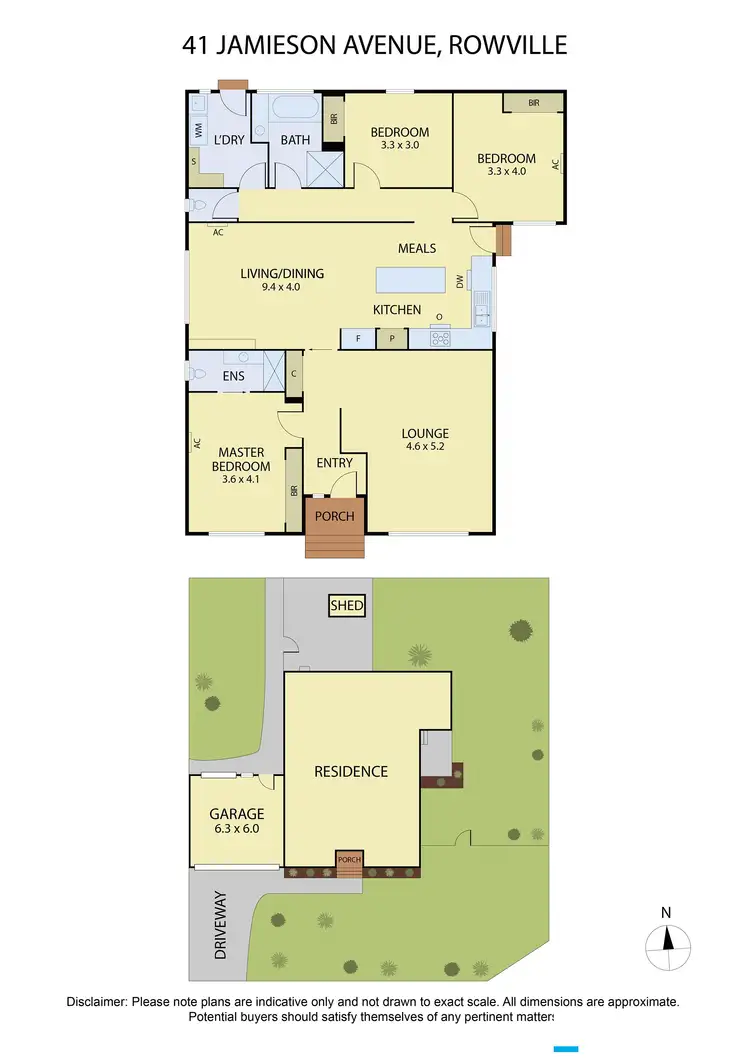 Floorplan of Homely house listing, 41 Jamieson Avenue, Rowville VIC 3178