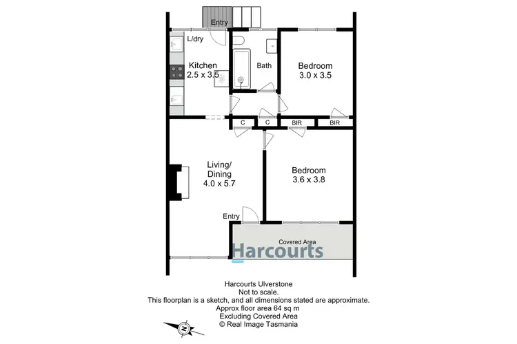 Floorplan of Homely unit listing, 6/29A Middle Road, Devonport TAS 7310