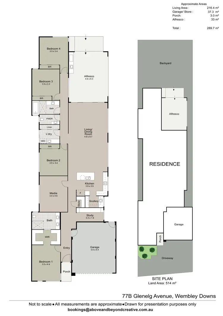 Floorplan of Homely house listing, 77B Glenelg Avenue, Wembley Downs WA 6019