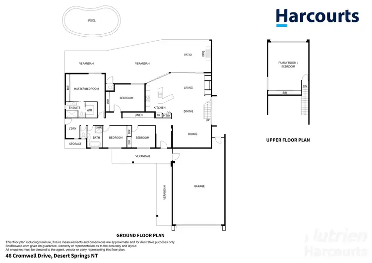 Floorplan of Homely house listing, 46 Cromwell Drive, Desert Springs NT 870