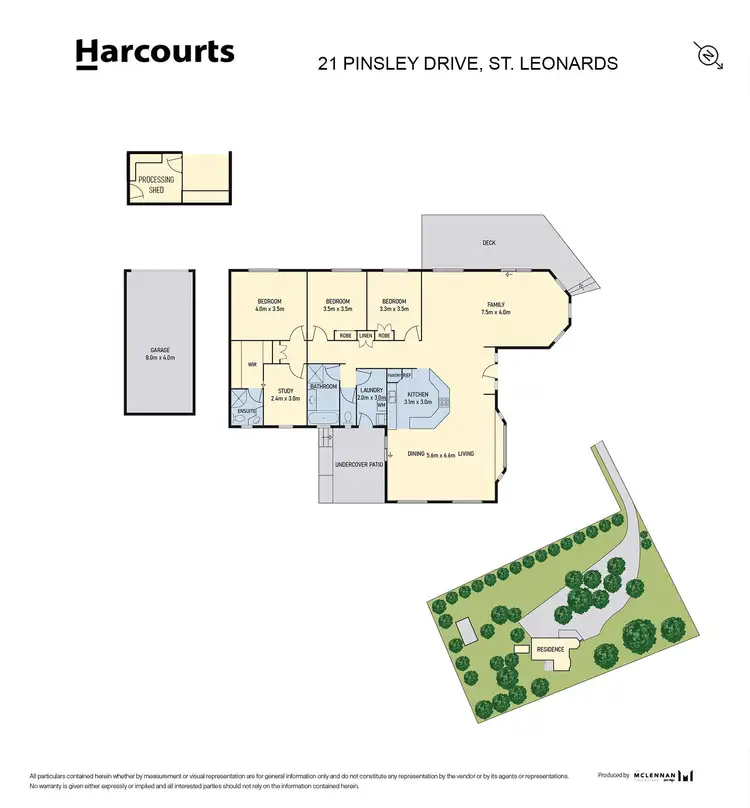 Floorplan of Homely house listing, 21 Pinsley Drive, St Leonards TAS 7250