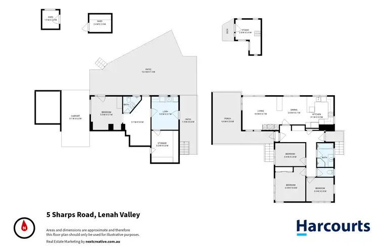 Floorplan of Homely house listing, 5 Sharps Road, Lenah Valley TAS 7008