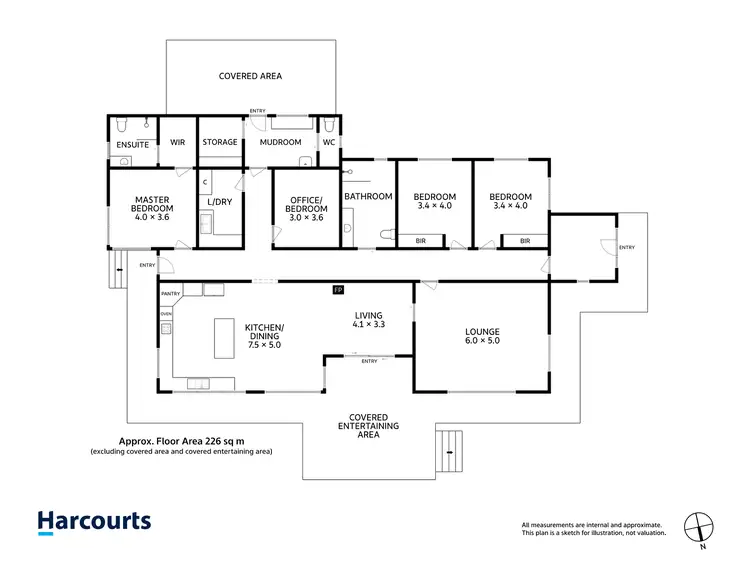 Floorplan of Homely rural property listing, 15583 Bass Highway, Doctors Rocks TAS 7325