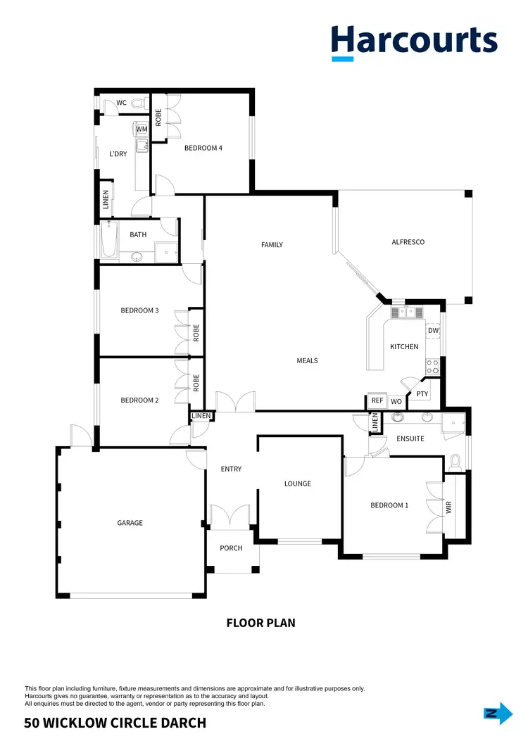 Floorplan of Homely house listing, 50 Wicklow Circle, Darch WA 6065
