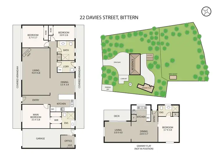 Floorplan of Homely rural property listing, 22 Davies Street, Bittern VIC 3918
