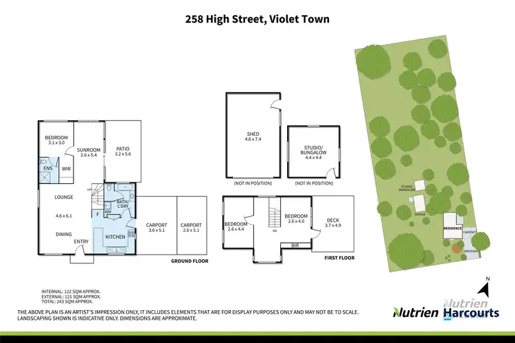 Floorplan of Homely house listing, 258 High Street, Violet Town VIC 3669