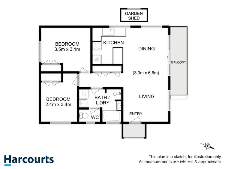 Floorplan of Homely house listing, 408 Village Drive, Kingston TAS 7050