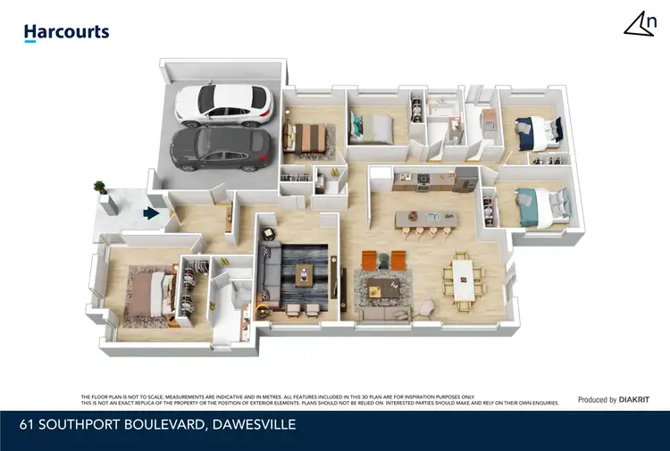 Floorplan of Homely house listing, 61 Southport Boulevard, Dawesville WA 6211