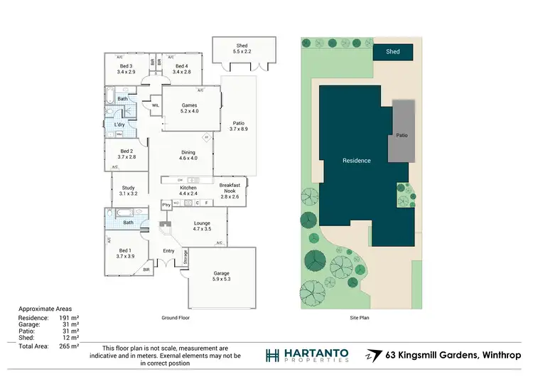 Floorplan of Homely house listing, 63 Kingsmill Gardens, Winthrop WA 6150